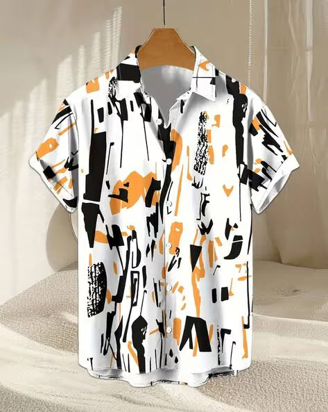 Men Printed Regular Fit Shirt