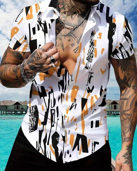 Men Printed Regular Fit Shirt