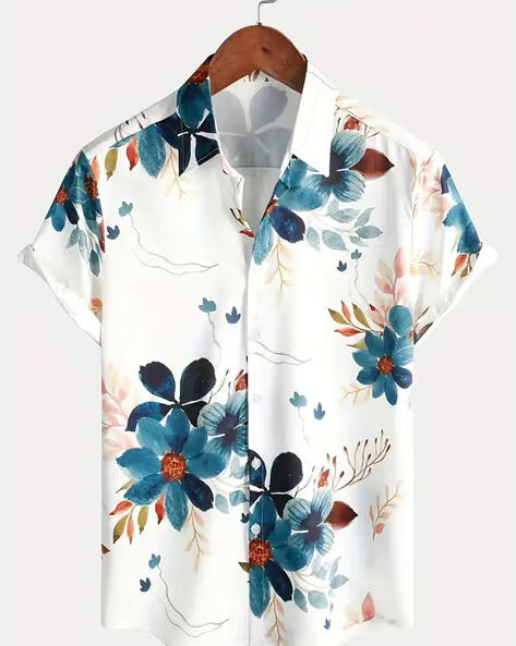 Men Floral Print Regular Fit Shirt