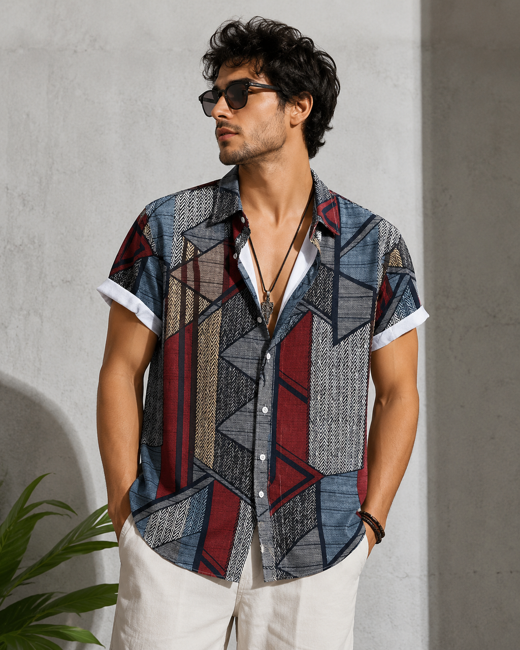 Men Printed Regular Fit Shirt