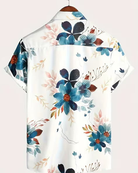 Men Floral Print Regular Fit Shirt